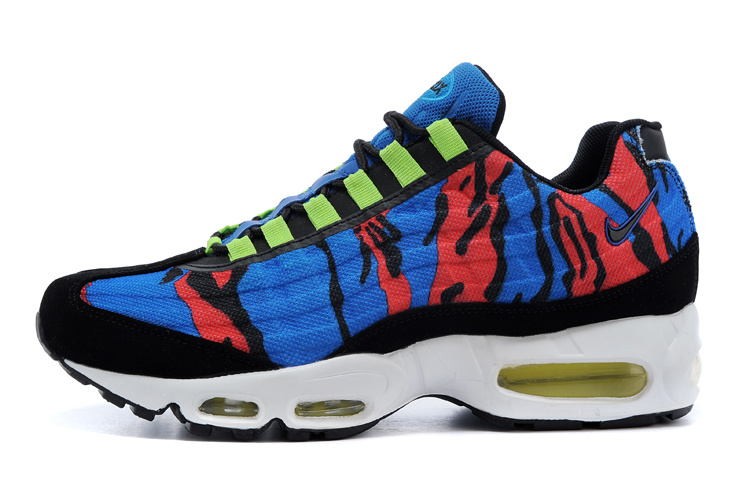 air max 95 prm tape shoes men-black/blue/red